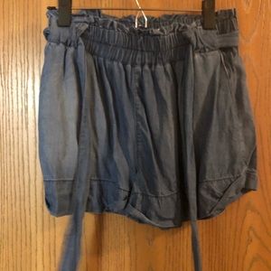 Chambray shorts